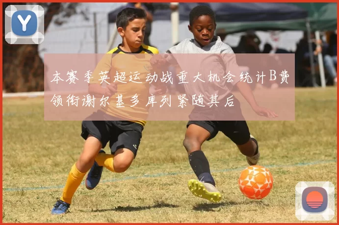 本赛季英超运动战重大机会统计B费领衔谢尔基多库列紧随其后